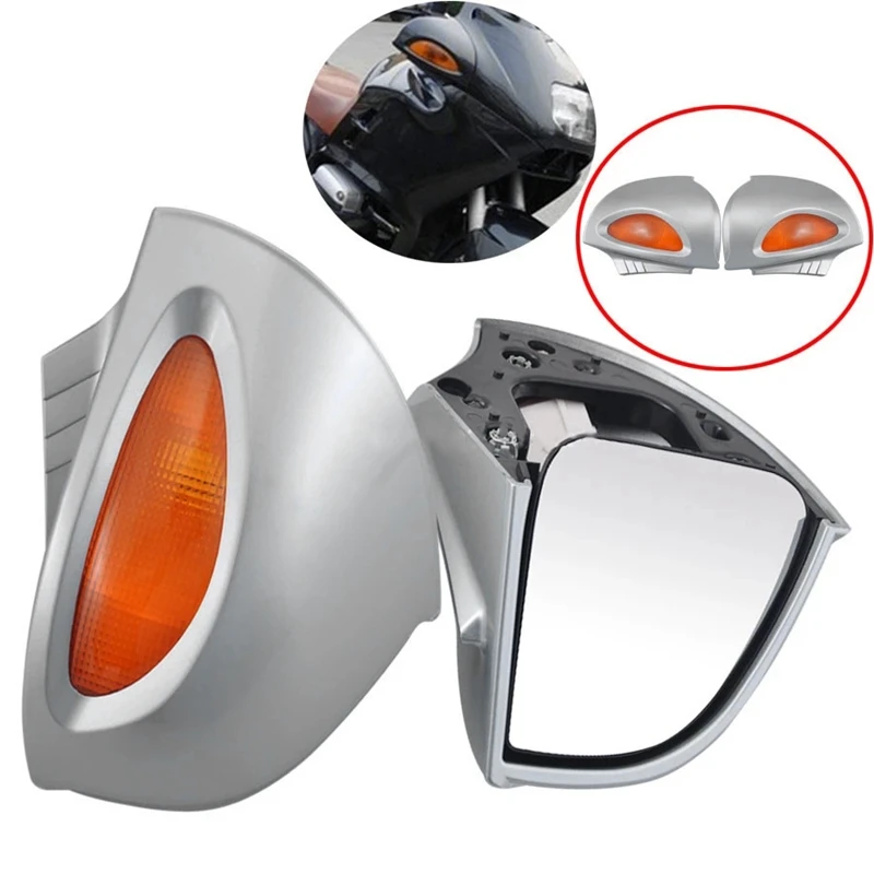 

Rear Motorcycle View Mirrors Motocross Mirror For -BMW R1100 RT R1100 RTP R1150 RT