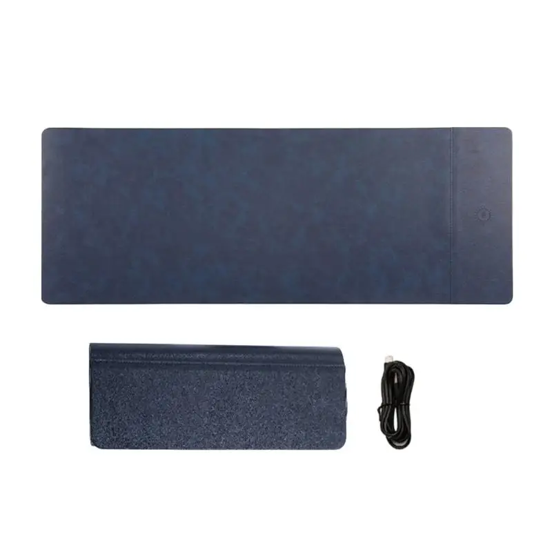 R53C Large Workstations Mats With 15W Efficient Wireless Charging Function PU Leather Surfaces For Enthusiasts