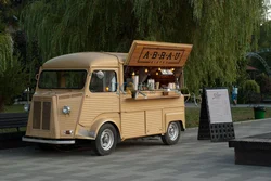 New Design Food kiosk Mobile Car Coffee Van Big Bakery Bus Hot Dog Ice Cream Cart Food Truck Vintage