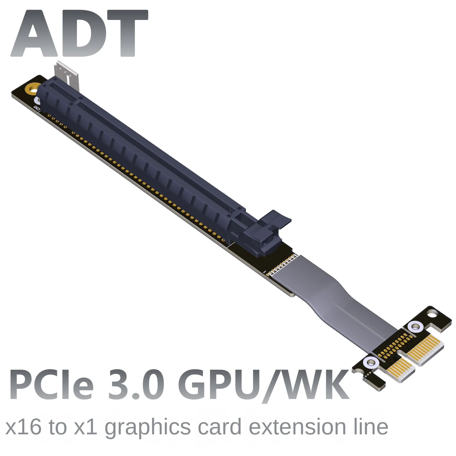 

Удлинительный кабель для видеокарты PCI-E, PCIe3.0x16 до x1 A, карта N, полноскоростная совместимая, не USB, кабель для видеокарты PCI-E