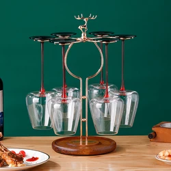6 piece Burgundy Red Wine Glass Big Belly Wine Glasses Creative Cocktail Glasses for Party Bar Champagne Goblet Glass Wine Cup