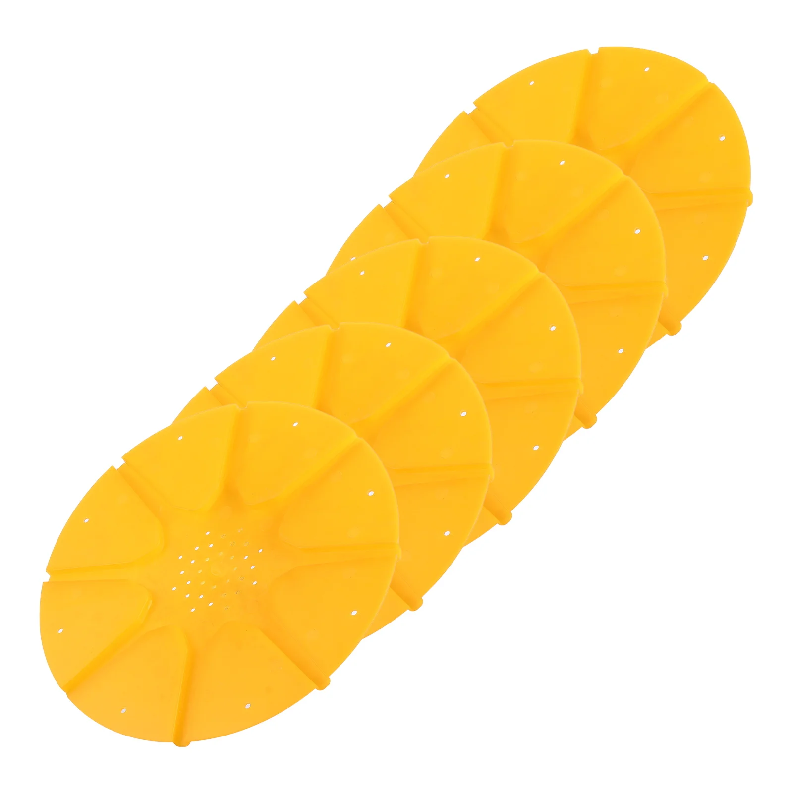 

5pcs Bee Escapes Kit Bees Hive Beekeeper Tool Honey Harvesting Equipment Fast Colony Transfer Orange 8 Road Not Crowded