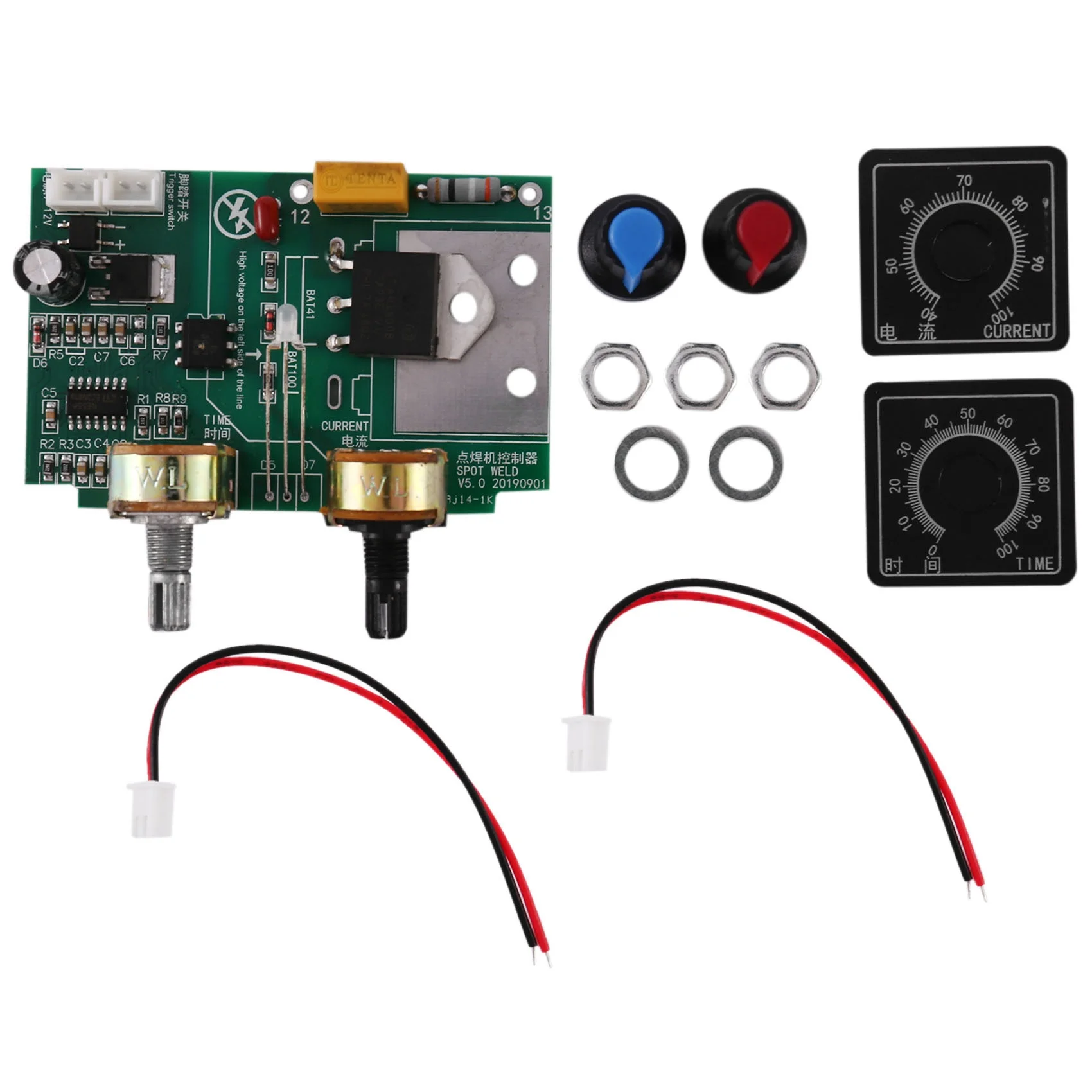 

ABNC-Spot Welding Machine Control Board Replace Time Relay Adjust Time Current Transformer Spot Welding Machine Control Board
