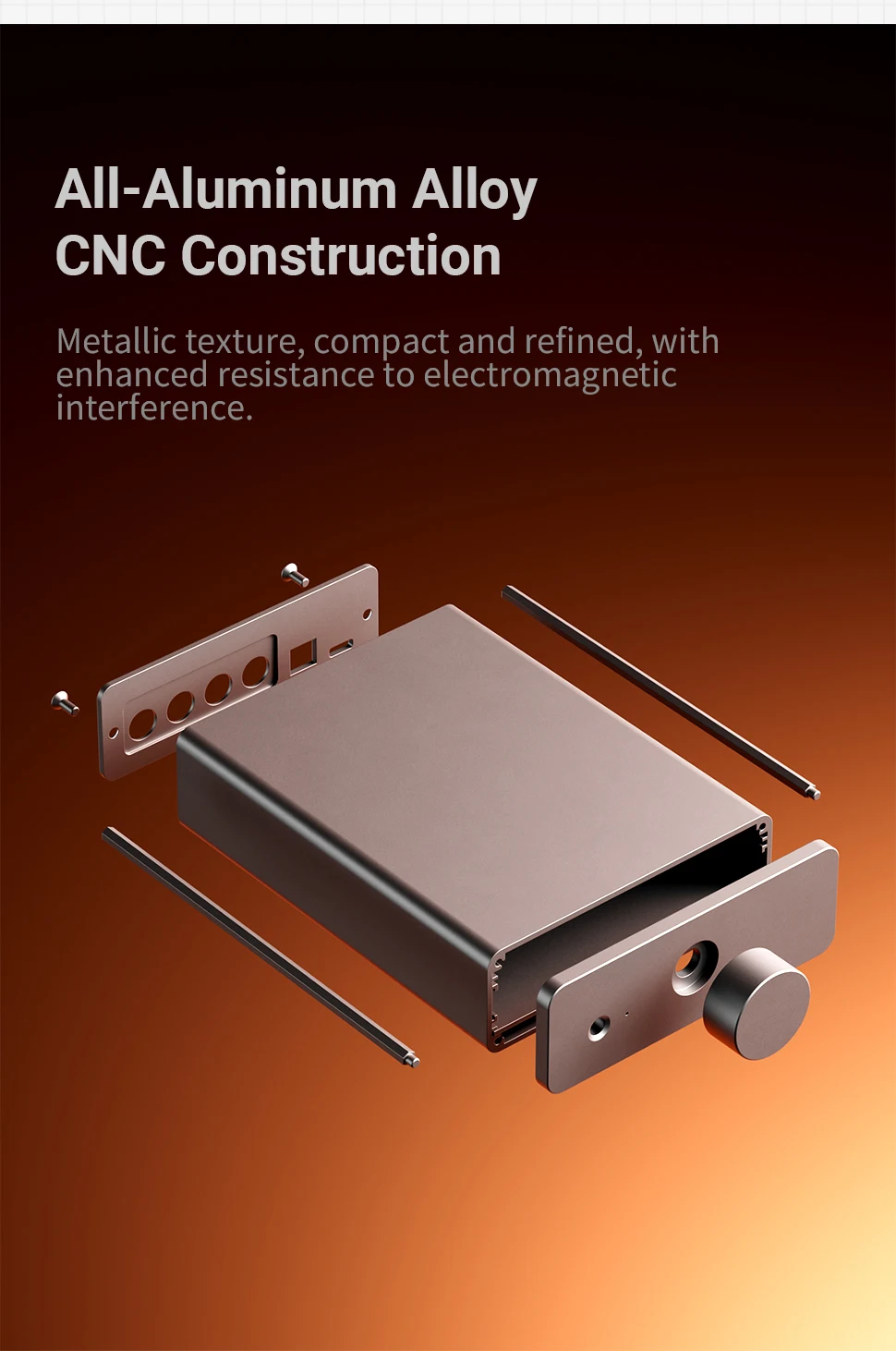 Fosi Audio Q6 Mini Desktop DAC AK4493S PCM 768kHz/32Bit DSD512 Hi-Fi DAC Für Stereo Verstärker Kopfhörer verstärker Dac Audio Konverter – Detail 9