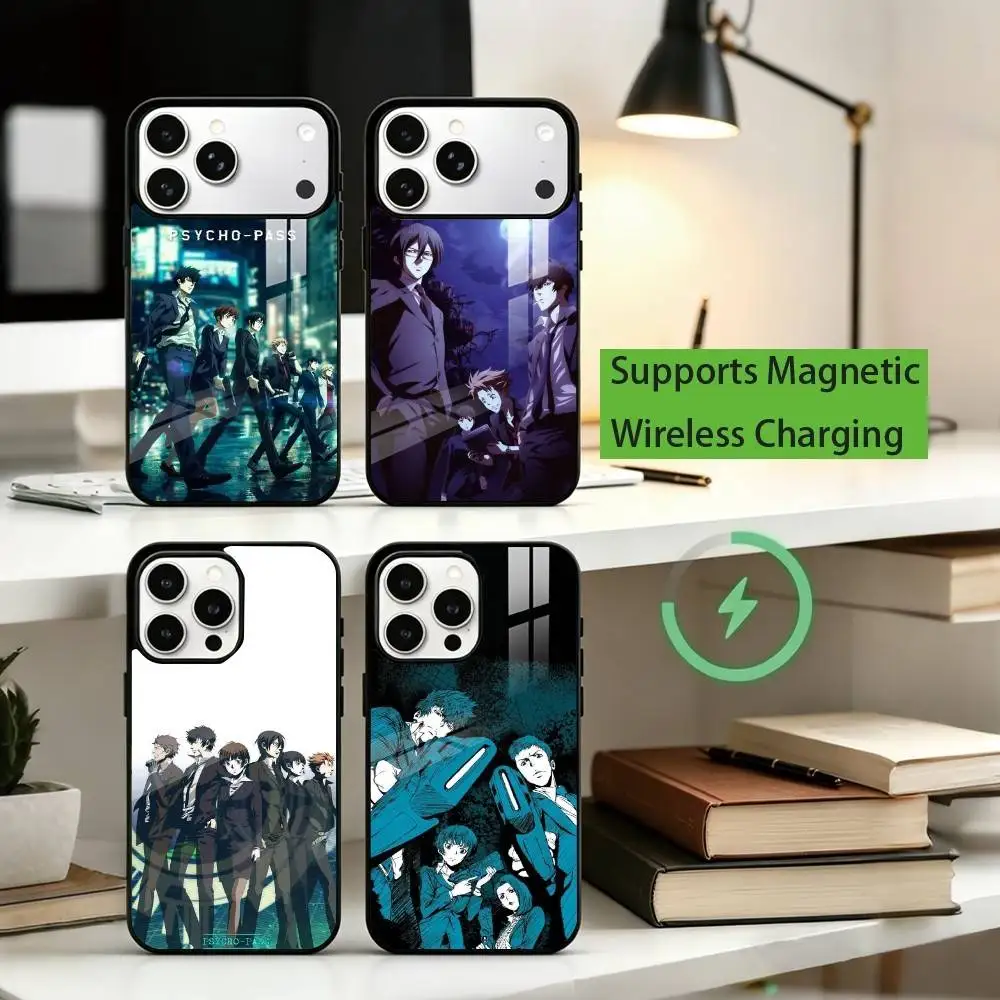 

A-Anime P-Psycho-Pass Phone Case For iPhone17,16,15,14,13,12,11 Plus,Pro Supports Magnetic Wireless Charging