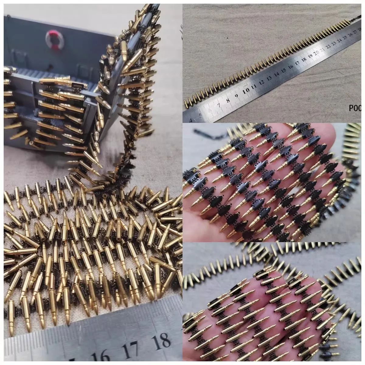 

MOETOYS P005 1/6 Soldier German MG42 MG34 Machine Gun Ammunition Chain Model Toy Metal Fit 12'' Action Figure In Stock