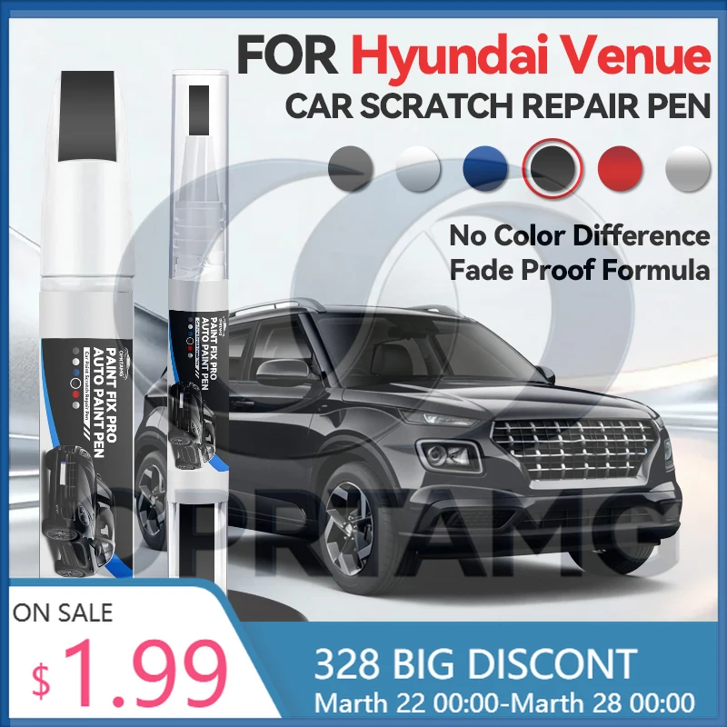 

Автомобильные аксессуары: Ручка-корректор для ремонта лакокрасочного покрытия Hyundai Venue 1996-2025, средство для удаления царапин, DIY, автоаксессуары B