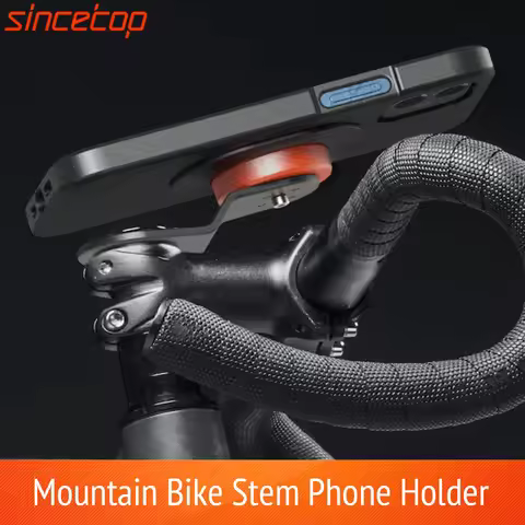 2024 New Dual-purpose Bicycle Fixed Bracket Phone Holder Support Mountain Extender Clamp Bike Quick Mounts Navigation Phone