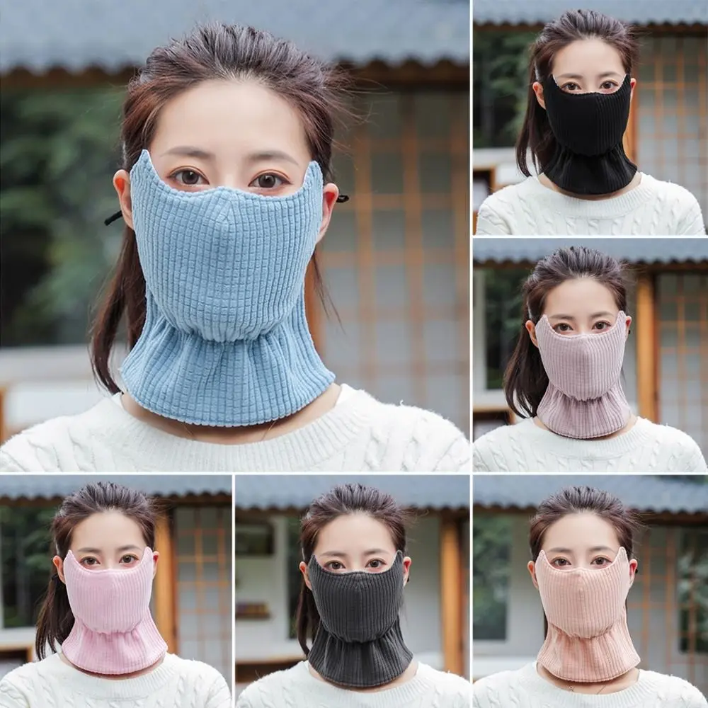 

Winter Warm Mouth Cover Fashion Thick Windproof Face Mask Cold-proof Breathable Outdoor Mask Women Female