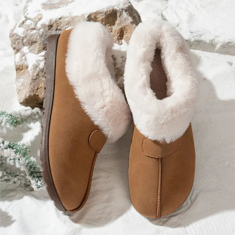 الثلوج الأحذية النسائية حذاء كاجوال النساء الانزلاق على الجوارب النسائية منصة خفيفة الوزن حذاء من الجلد أحذية الشتاء الجديدة بوتاس موهير #3