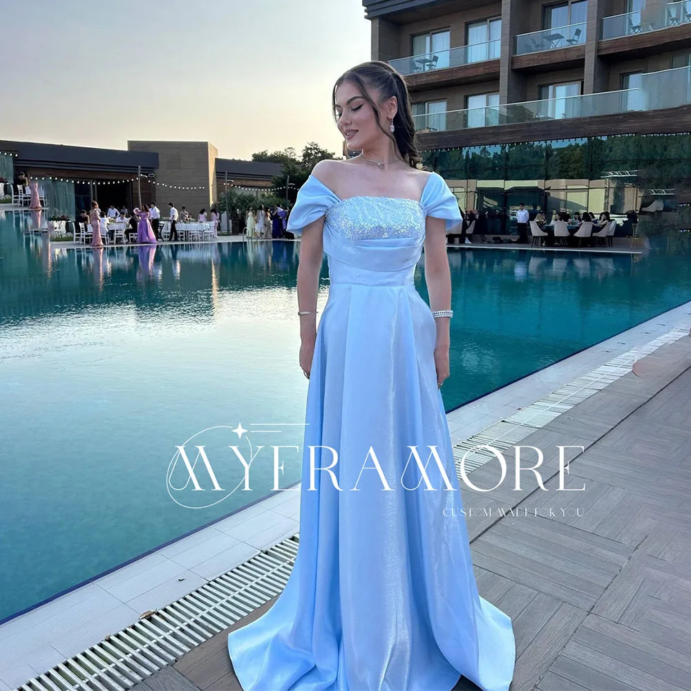 

Elegant Women's Appliques Evening Dress Square Neck Long Prom Dresses Formal Gowns for Wedding Banquet Cocktail Gowns Customized