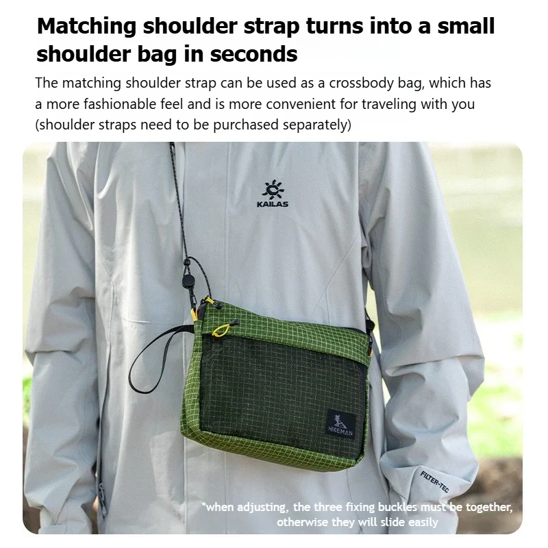 حقيبة Dyneema خفيفة الوزن مقاومة للماء جافة UHMWPE مادة IPX6 مختومة للسباحة والتخييم والمشي لمسافات طويلة على الشاطئ وحماية الإلكترونيات الرياضية