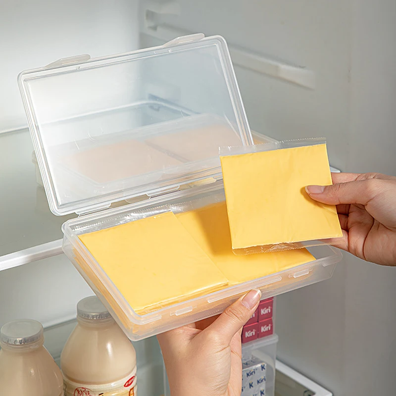 Универсальный контейнер для хранения сыра, масла и продуктов, пищевой контейнер для сыра, органайзер для закусок, контейнер для нарезанного сыра в холодильник