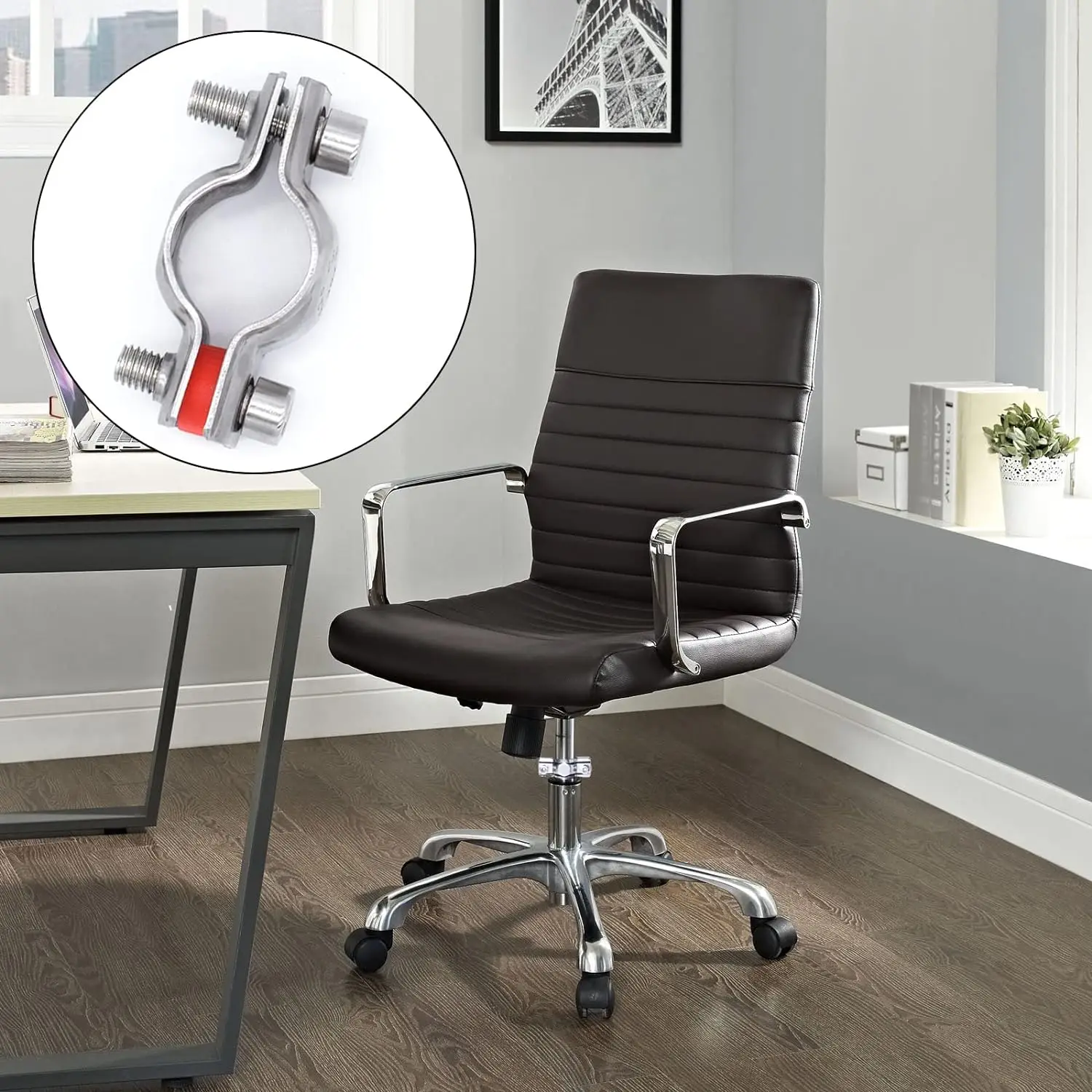 Fix Sinking Office Chair Kit Avoid Sinking Adjustable Height Office Chair Saver for Stop Sinking Without Cylinder Replacement