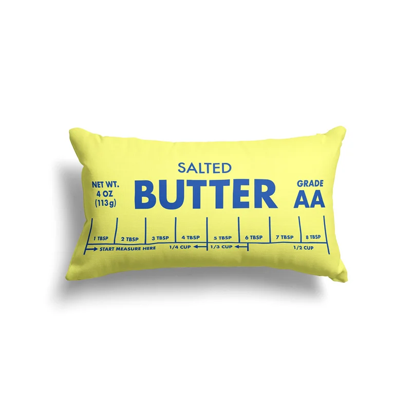 Aertemisi 20'' x 12'' Butter Stick Rectangular Throw Pillow Cushion Covers Cases Pillowcases 50cm x 30cm