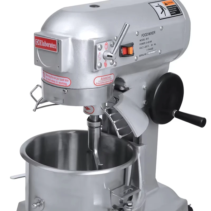 

Коммерческий кухонный миксер для теста, машина для взбивания яиц, машина для замешивания теста для выпечки с ингредиентами, как мука, кукуруза, вода, молоко, орехи