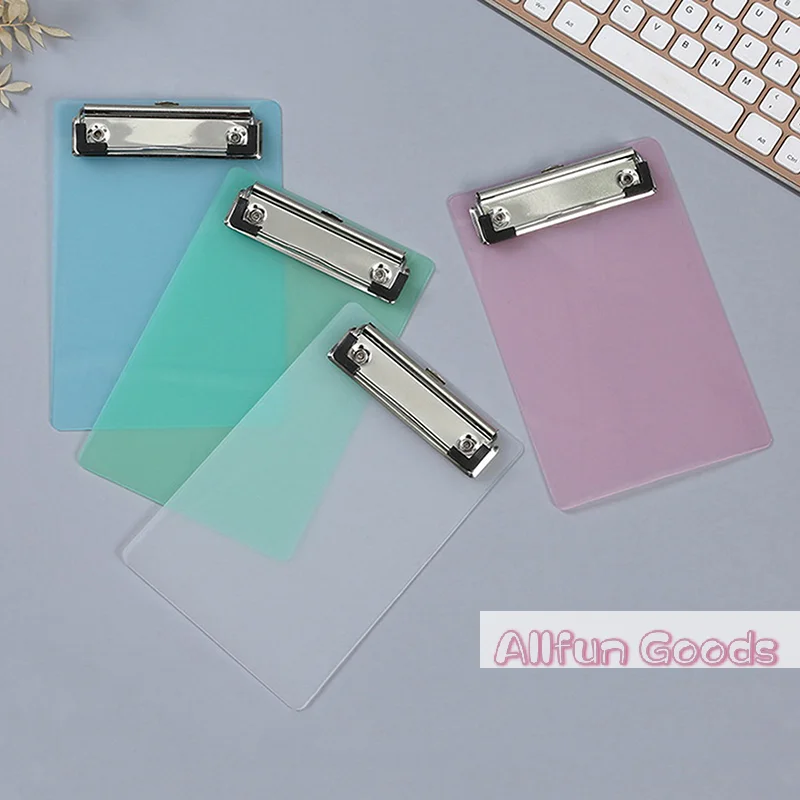 Simple A6 Bill Clipboard Memo Pad Clip Board Loose-leaf Notebook File Writing Pad Clamps Paper Holder Office School Supplies