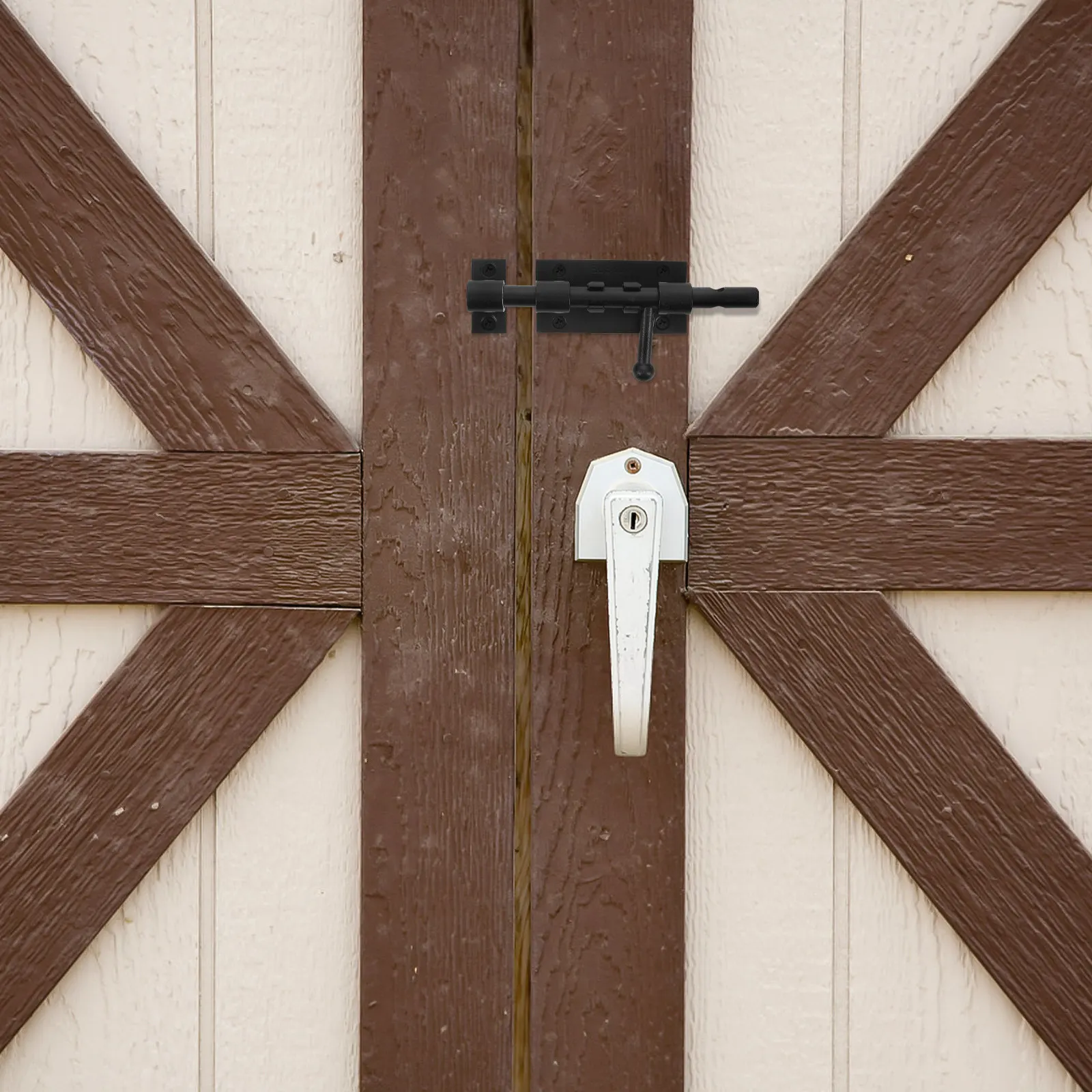 Stainless Steel Door Latch Heavy Duty Lockable Slide Bolt Latch Security Gate Fence Barn Shed Outdoor Slide Bolt Lock