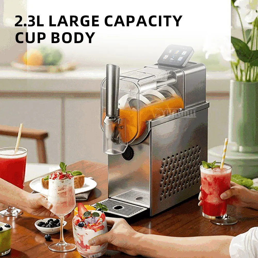 ZX-01 Touchscreen Cold Drink Ice Maker Upgraded Ice Sand Machine for Beverage Production