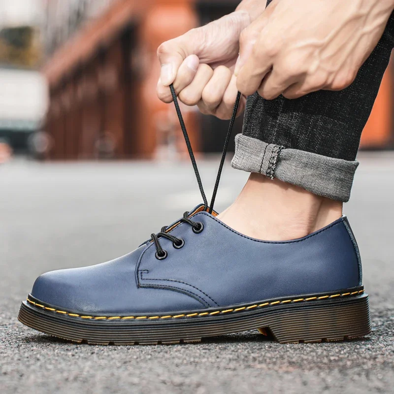 New 2025 Fashion Men's Shoes Genuine Leather Unisex Casual Shoes Breathable Flat Driving Shoes Outdoor Non-slip Man Loafers image 5
