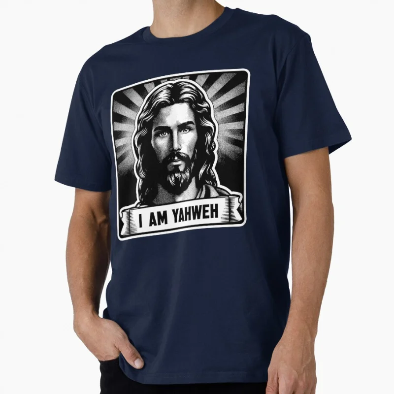 Ezekiel 25:17 I Am Yahweh Retro Pulp fiction Cult classic movie Gift t shirt for men Large size tops 100% cotton printed clothes