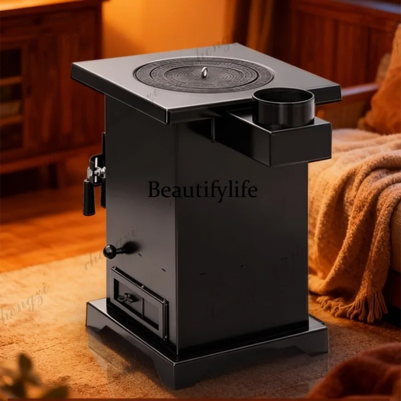 Dual-purpose gasifier Thickened indoor and outdoor heating Wood stove Source factory Support custom printing