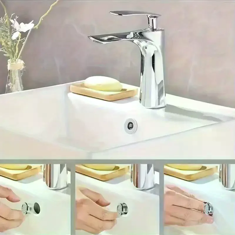 

4Pcs Sink Overflow Ring Kitchen Bathroom Basin Trim Bath Drain Cap Sink Wash Basin Round Overflow Ring Plug Basin Accessory