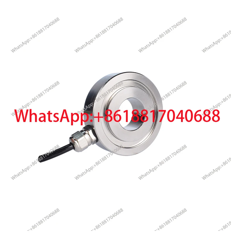 Annular medium hole force sensor pressure type deformation small stainless steel material