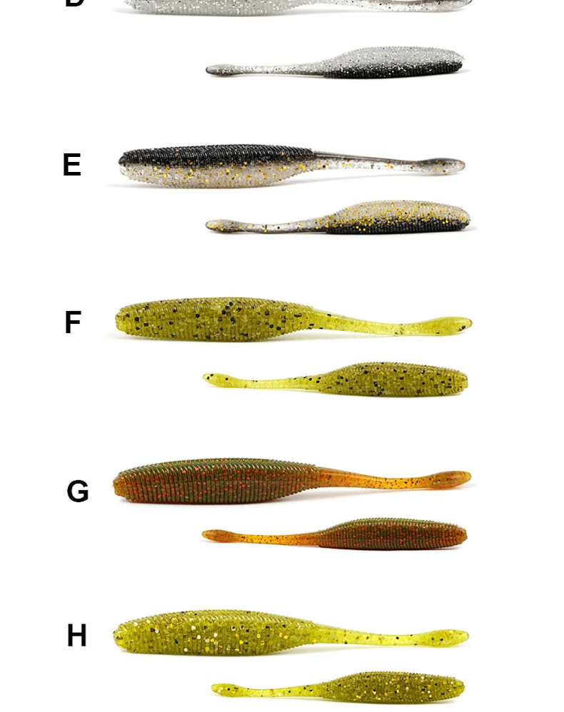 Sunmile Angel köder lassen weiche Köder fallen 7.5/9.5/11,5 cm Weich köder iscas künstliche Köder Leurre Louple für Bass Hecht Angel köder – Detail 9