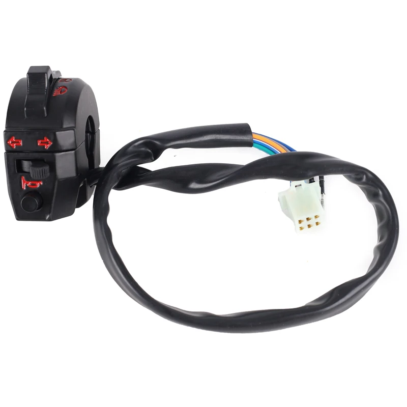 22mm Motorcycle Handle Bar Left Right Switches Horn Turn Signal Headlight Electric Start for Honda XL XR 250 400 600