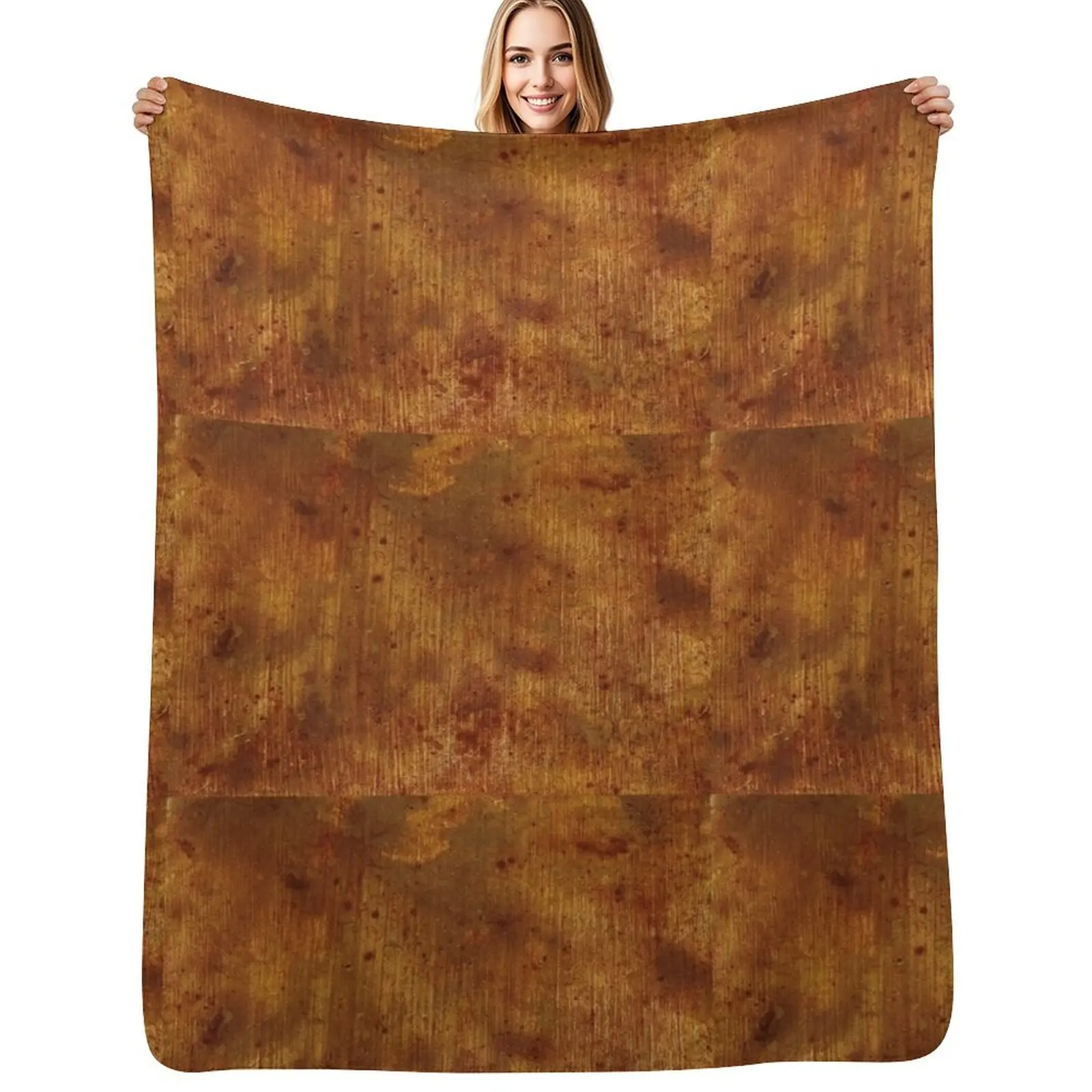 

Copper and Bronze Throw Blanket Reusable Durable Soft Blanket for All Seasons