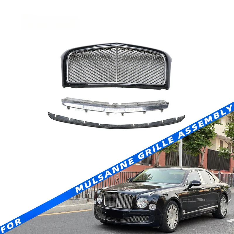 High Quality Used Original Dismantled Front Grille Assembly Fit For Exterior Spare Tuning Parts