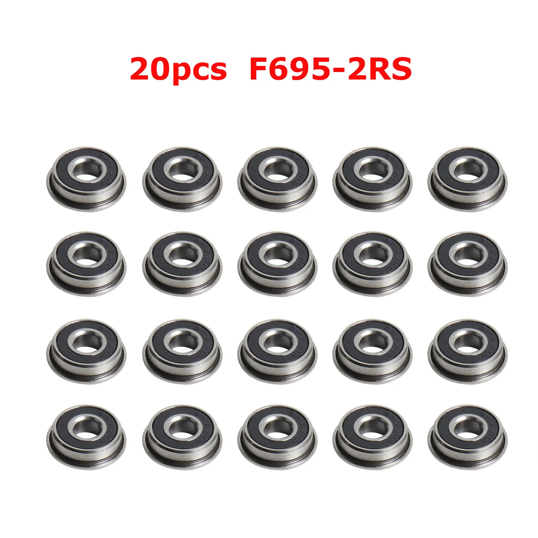 Blurolls F695 RS & 625 2RS Bearings for Voron 2.4/Trident - 5x13x4mm & 5x16x5mm Mobius Motion Upgrade Kit