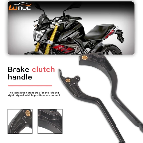 Para BMW G310GS G310R G310 R G 310 GS accesorios de motocicleta palanca de embrague negra palancas de freno mango de aluminio 2017 2018 2019 2020
