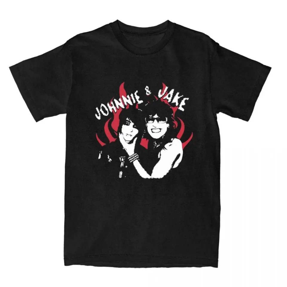 Jake Webber Johnnie Guilbert The Tinas Accessories T-Shirt Men Women Vintage Pure Cotton Tees Short-sleeved Loose Version Unisex