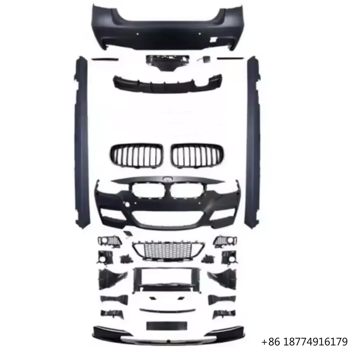 

2025 New Type F30 BodyKit for F30 F31 3 Series M Tech Style Car Bumpers Bodykit M Sport Type Plastic