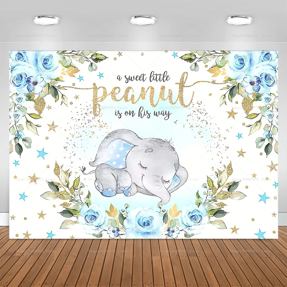 خلفية زهرة فيل وردي ، خلفية حفلة عيد ميلاد تكشف عن نوع الجنس ، لوازم الديكور ، لافتة استحمام الطفل حديثي الولادة ، الأولاد والبنات #6
