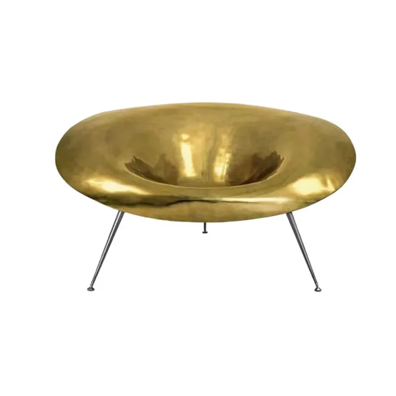 

Hotel B & B Villa Lazy Chair Creative Special Shaped Straw Hat Chair Back Chair