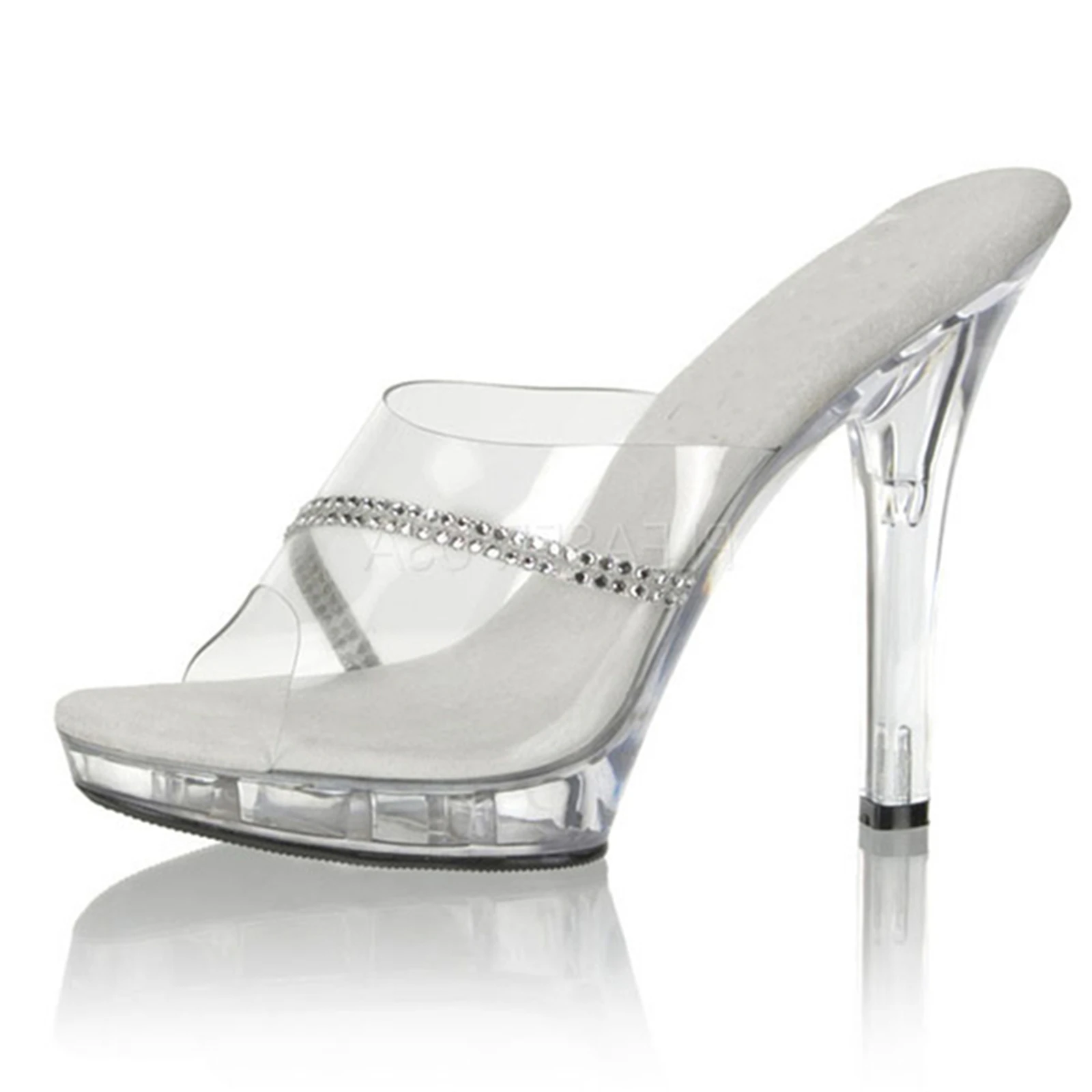 

Черные женские тапочки на высоком каблуке на толстой платформе, пикантная обувь для свадебной вечеринки, танцев 13 см, удобная обувь для ночного клуба