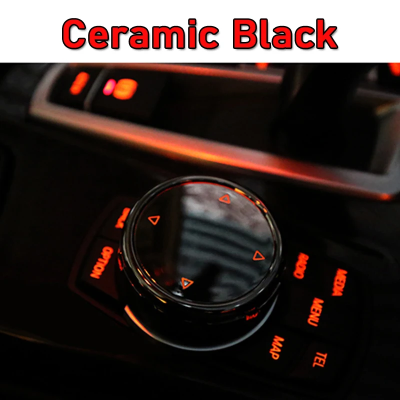 Crystal/Ceramic Car Multimedia Buttons Knob Cover for BMW F20 E87 E92 E93 F34 F30 F10 X5 E70 F15 X3 F25 X1 F48 E84 X6 X4 X7