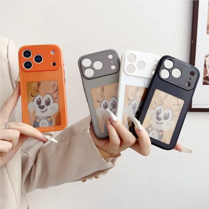 

For Iphone 16/17 Pro Max Phone Case E-Ink NFC Function Memories Wireless Screen Mirroring Screen Phone Cover Fundas Battery Free