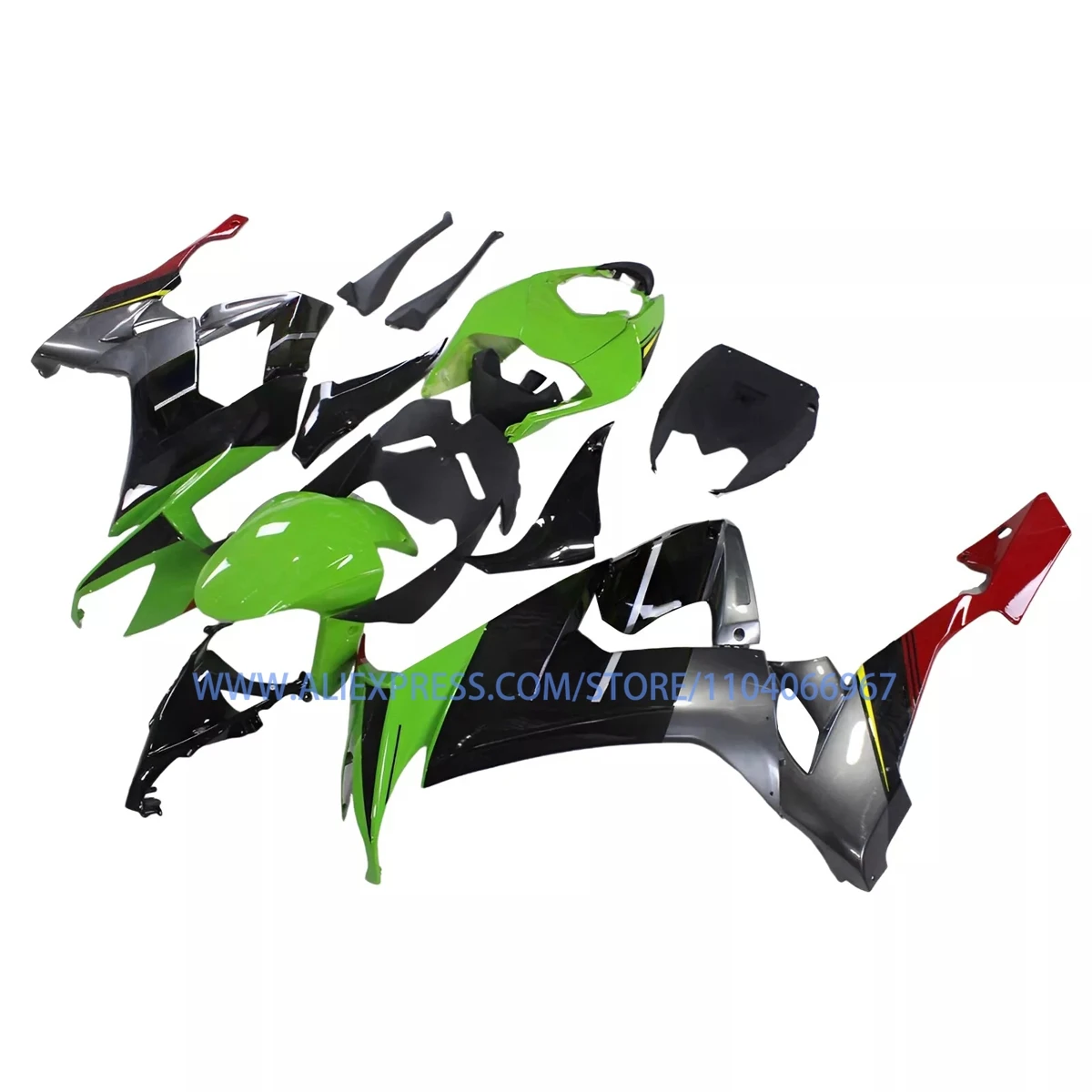 Fairing Bodywork Kit fit for Kawasaki ZX10R 2008-2010 ZXT00E Injection Molded ABS Bodywork Panels Spares Sets Complete