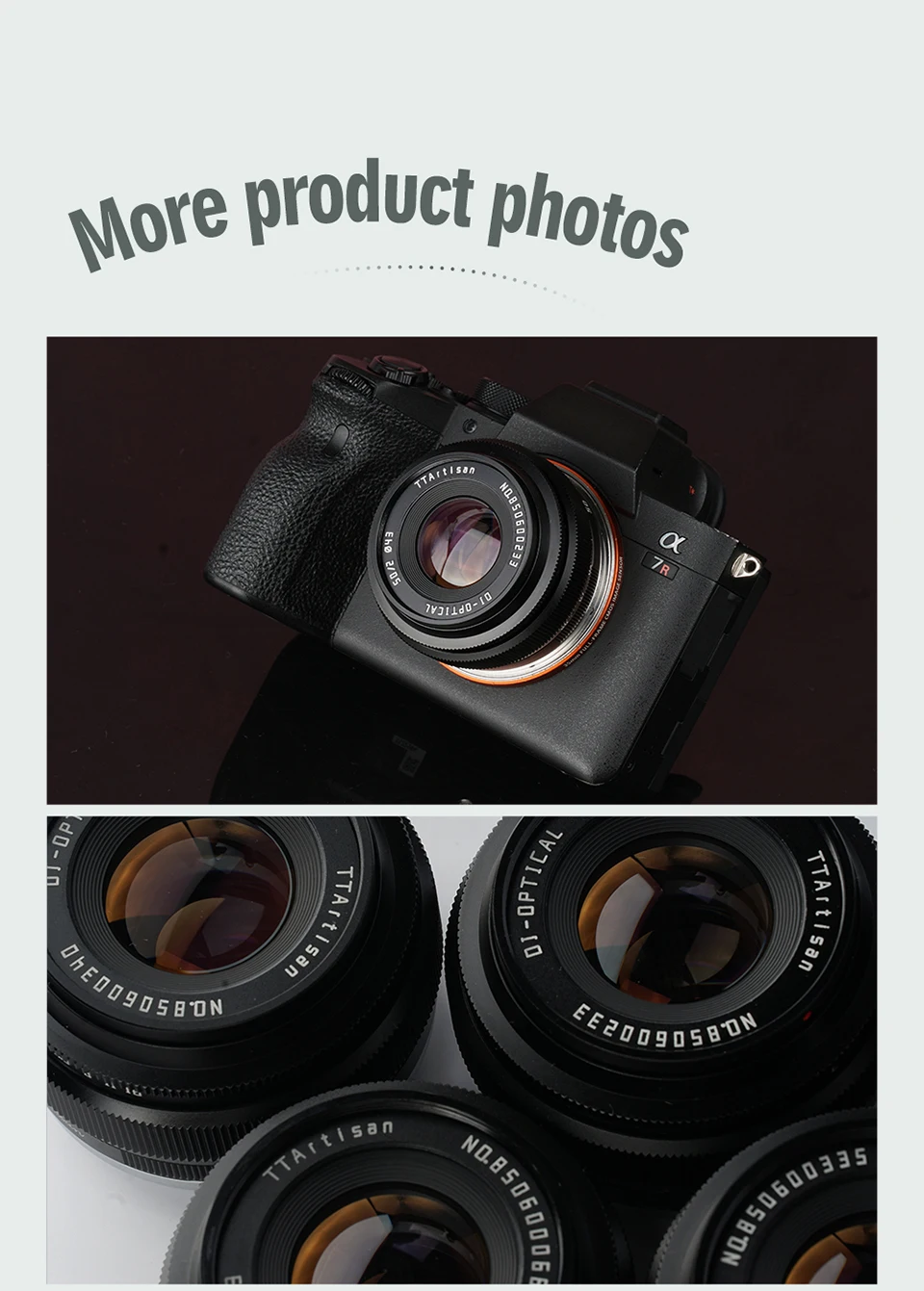 TTArtisan 50mm F2 Große Blendenöffnung Vollformat Porträt-Objektiv Kompatibel mit Sony E A7RIII Canon RF Nikon Z ZFC Z5 – Detail 16