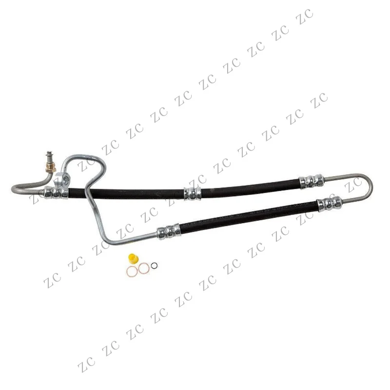 S+ Power Steering Pump+Hoses+Reservoir with Cap Kit for BMW E46 325i 330i 2001-2005