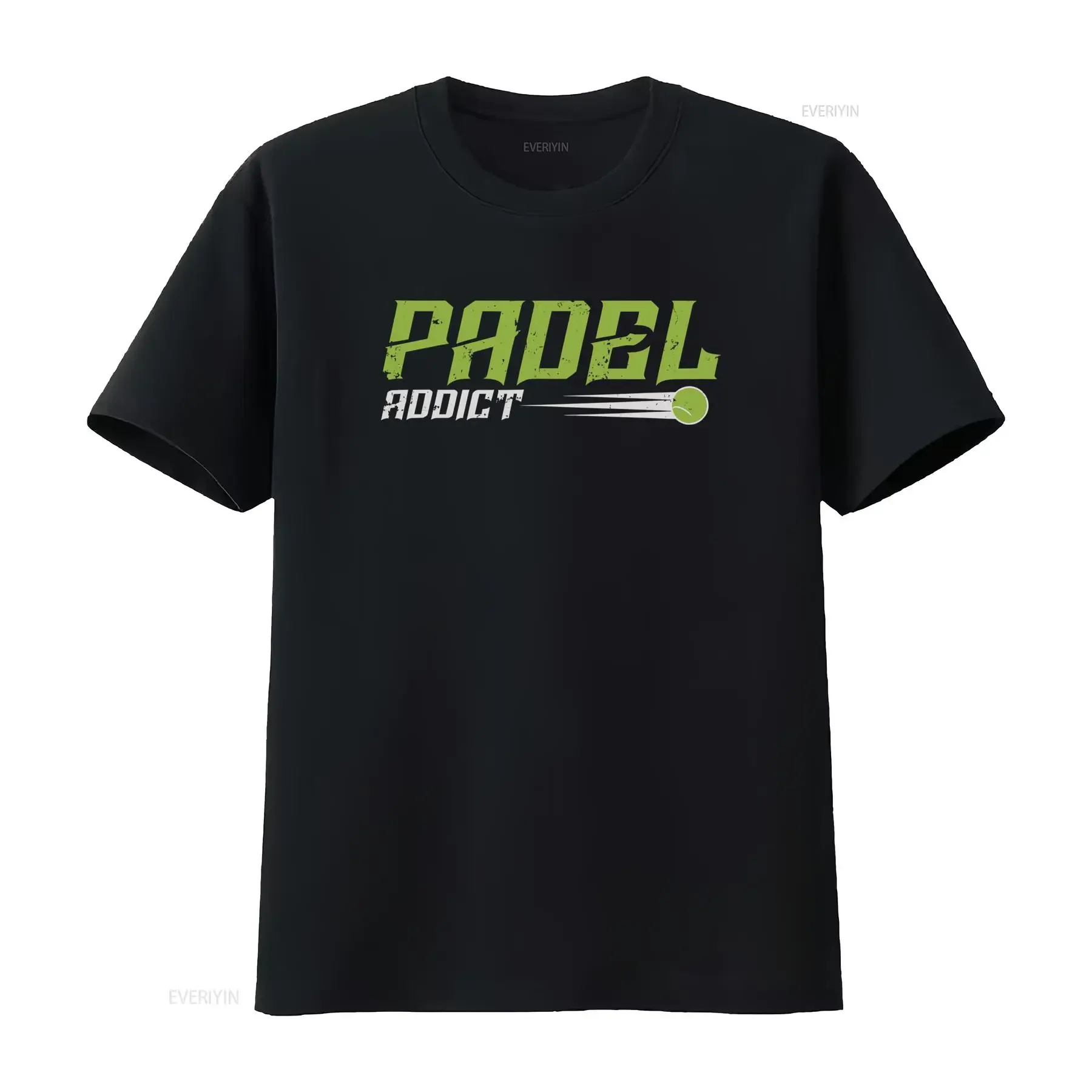 Streetwear Padel Addict Print Casual Sport T Shirt vintage Washed Top For Everyday Wear graphic Soft Comfortable Slightly