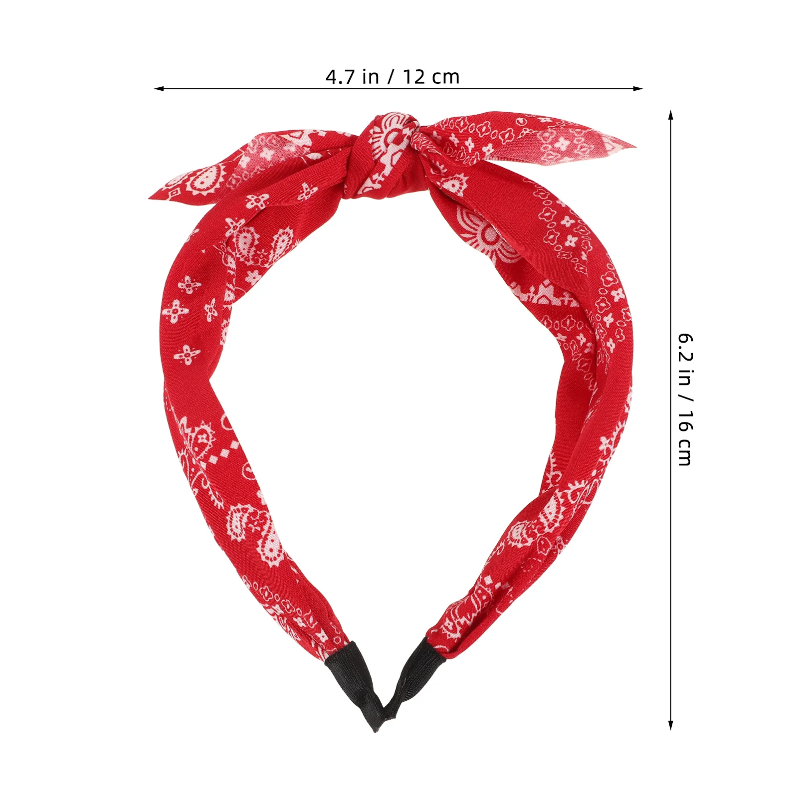 4 قطعة عصابات رأس زهرة خمر للنساء لينة مطاطا معقود إكسسوارات الشعر ريترو باندانا عقال رباط شعر أنيق للجميع #4