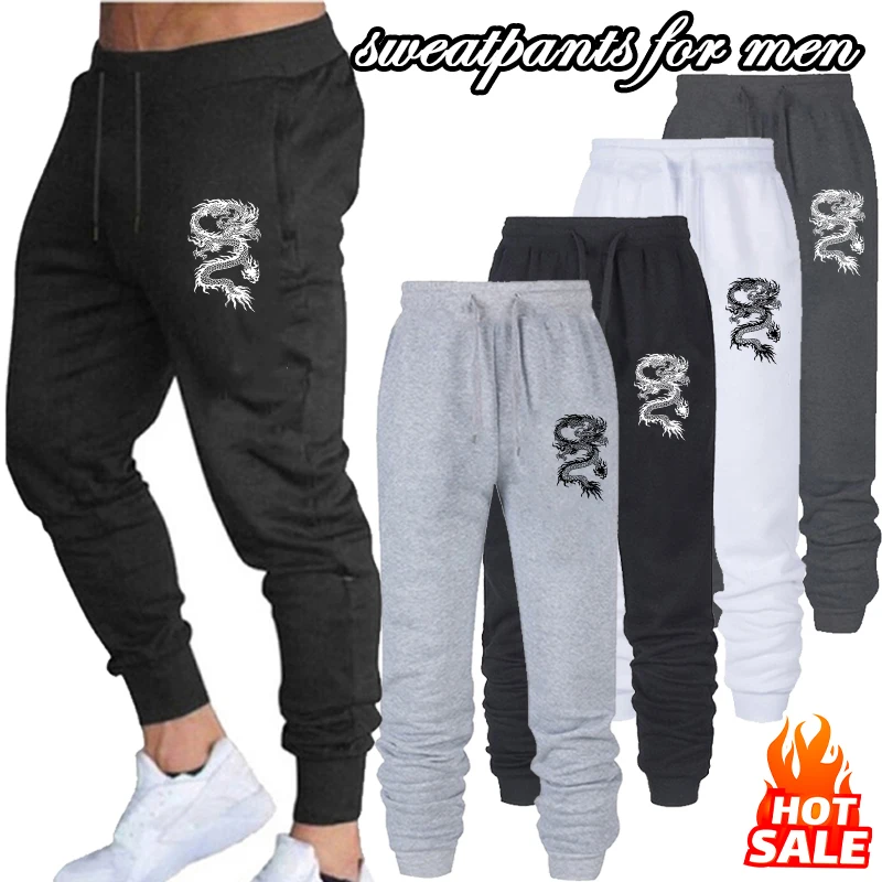 

Mens Joggers Casual Pants Fitness Men Sportswear Tracksuit Bottoms Skinny Sweatpants Trousers Black Gyms Jogger Track Pants