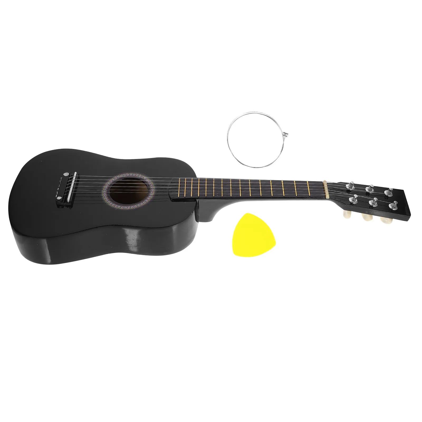 

Children Beginner Guitar Folk Style Acoustic Mini Guitar 23 Inch Music Instrument for Kids Learning Practice Music Instrument