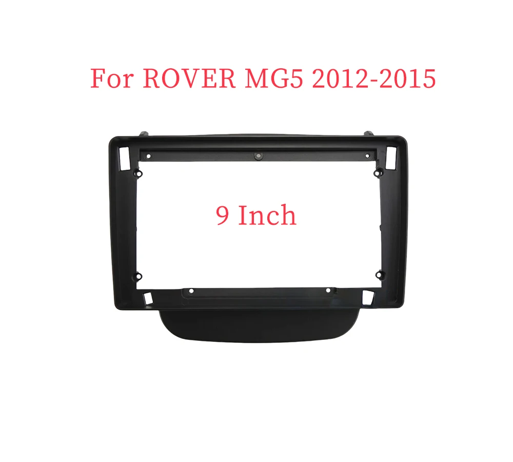 Panel de Radio Fascia para coche, Kit de tablero de instalación, bisel de consola Facia, 9 pulgadas, para ROVER MG5 2012-2015