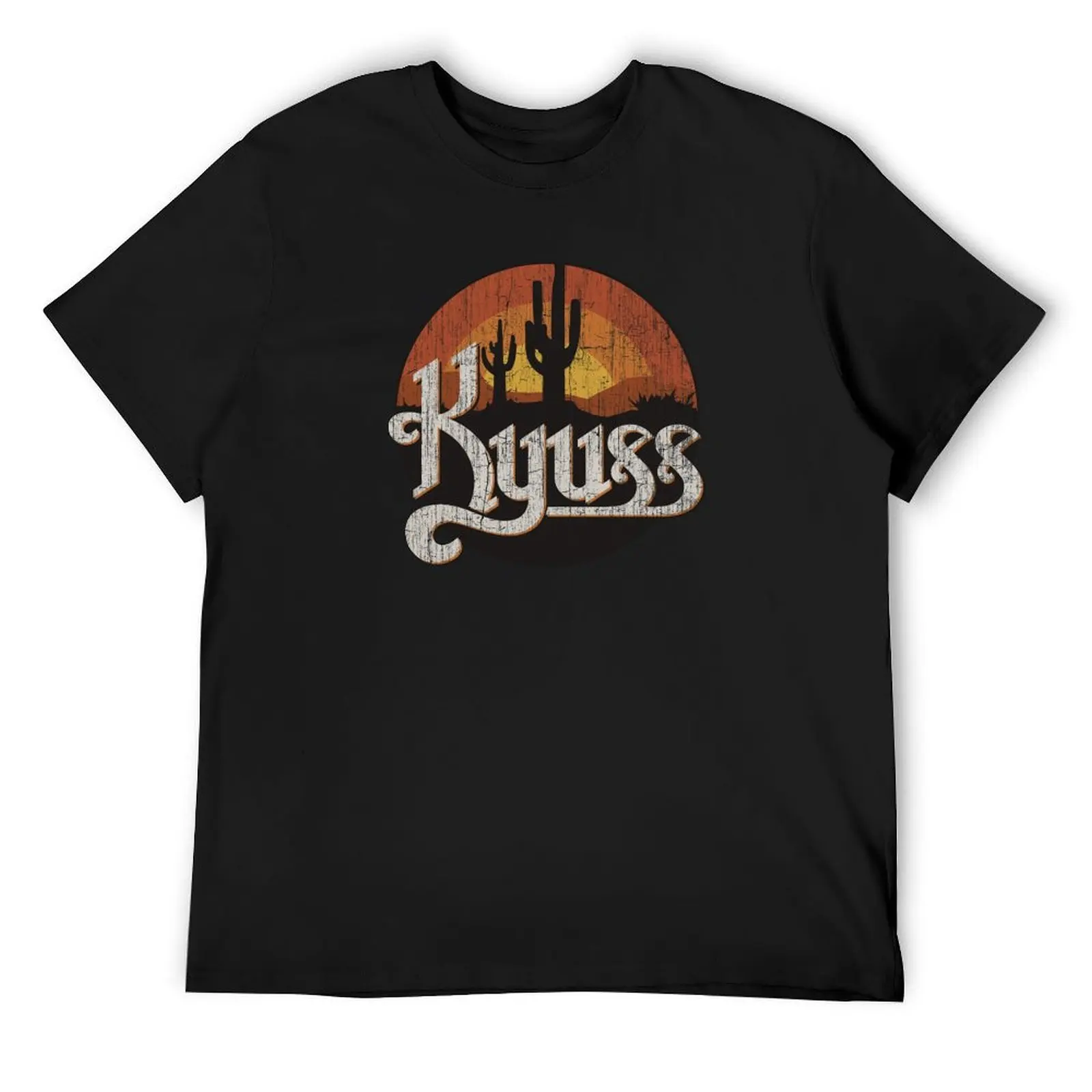 

Футболка Kyuss Sunset 1987, винтажные рубашки, рубашки с графическим прикреплением, мужские футболки высшего качества